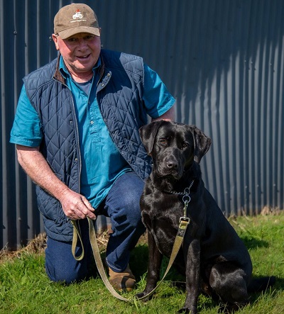 Evie with Martin