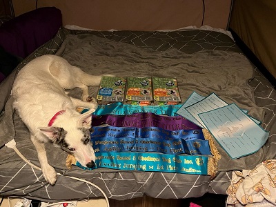 Artic shows off her haul